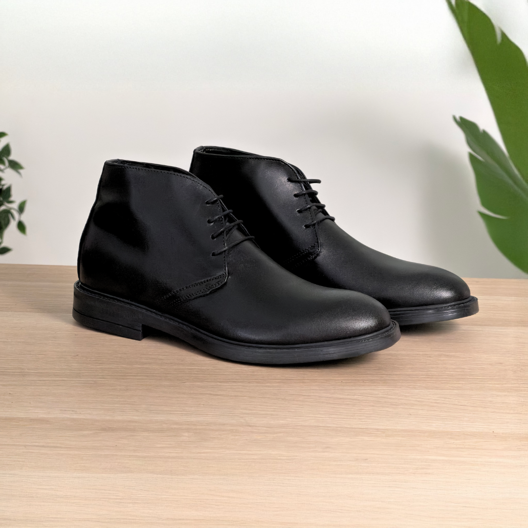 Polacchine in pelle - Nero