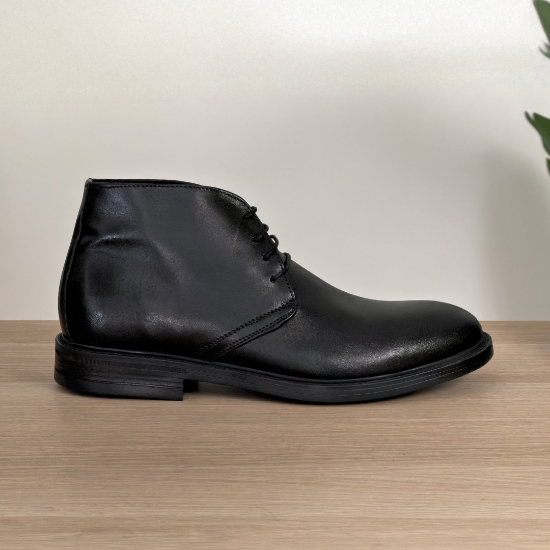 Polacchine in pelle - Nero