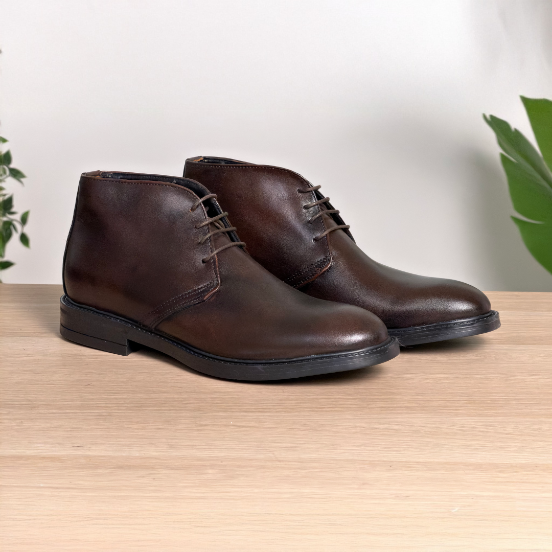 Polacchine in pelle - Testa di moro