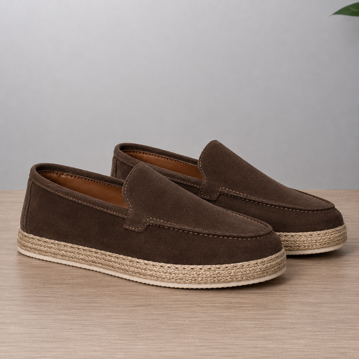 Espadrillas classica in camoscio - Testa di Moro