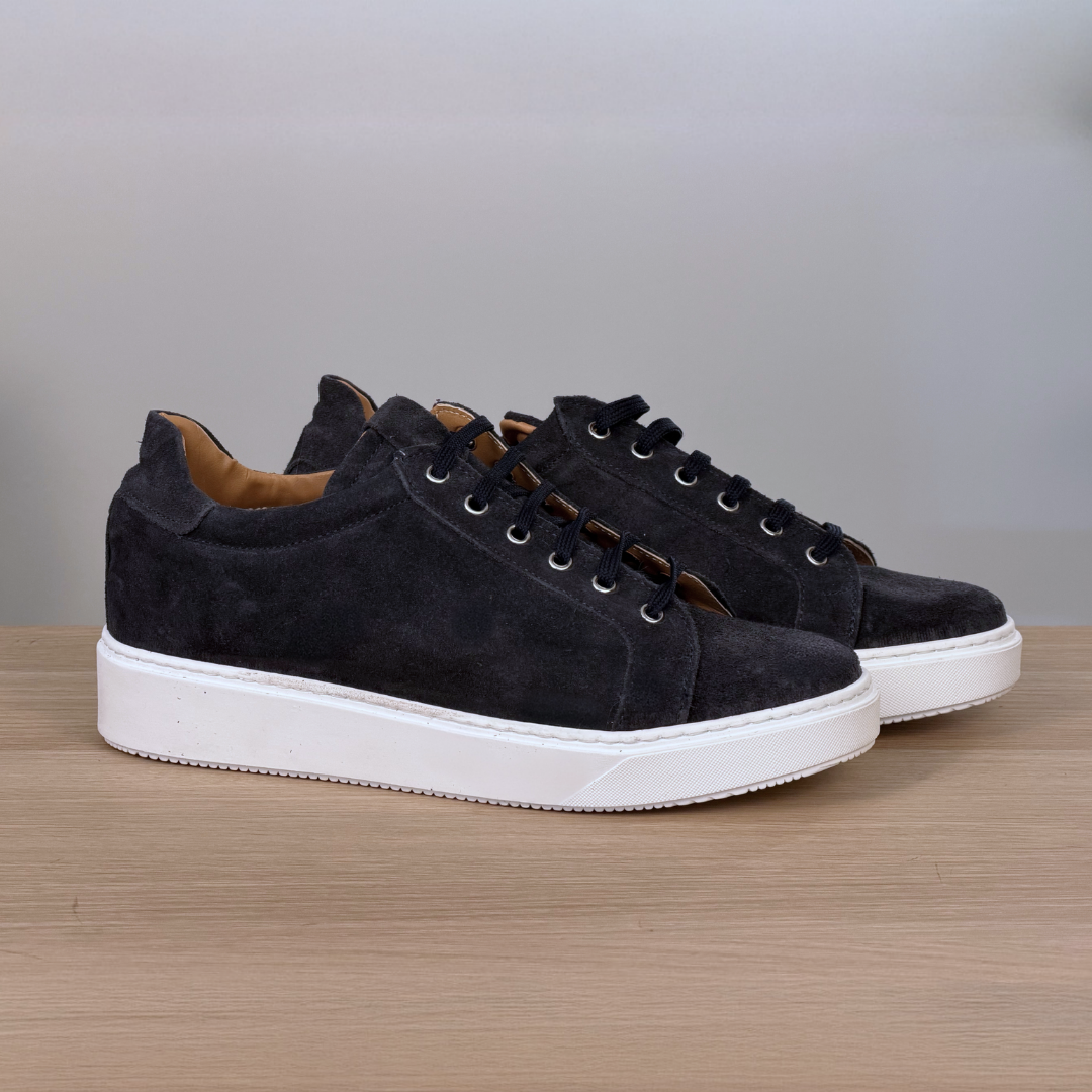 Sneakers in camoscio - Blu