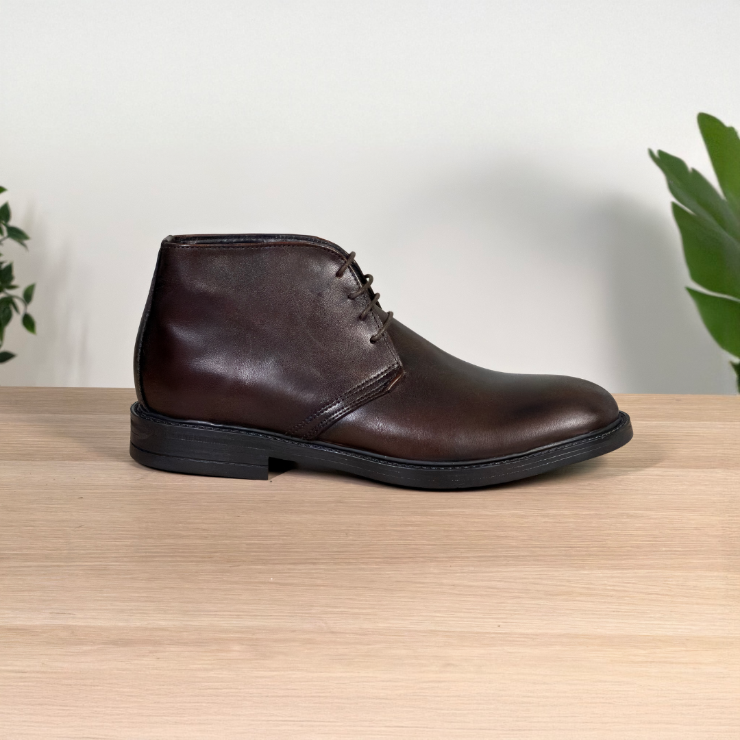 Polacchine in pelle - Testa di moro