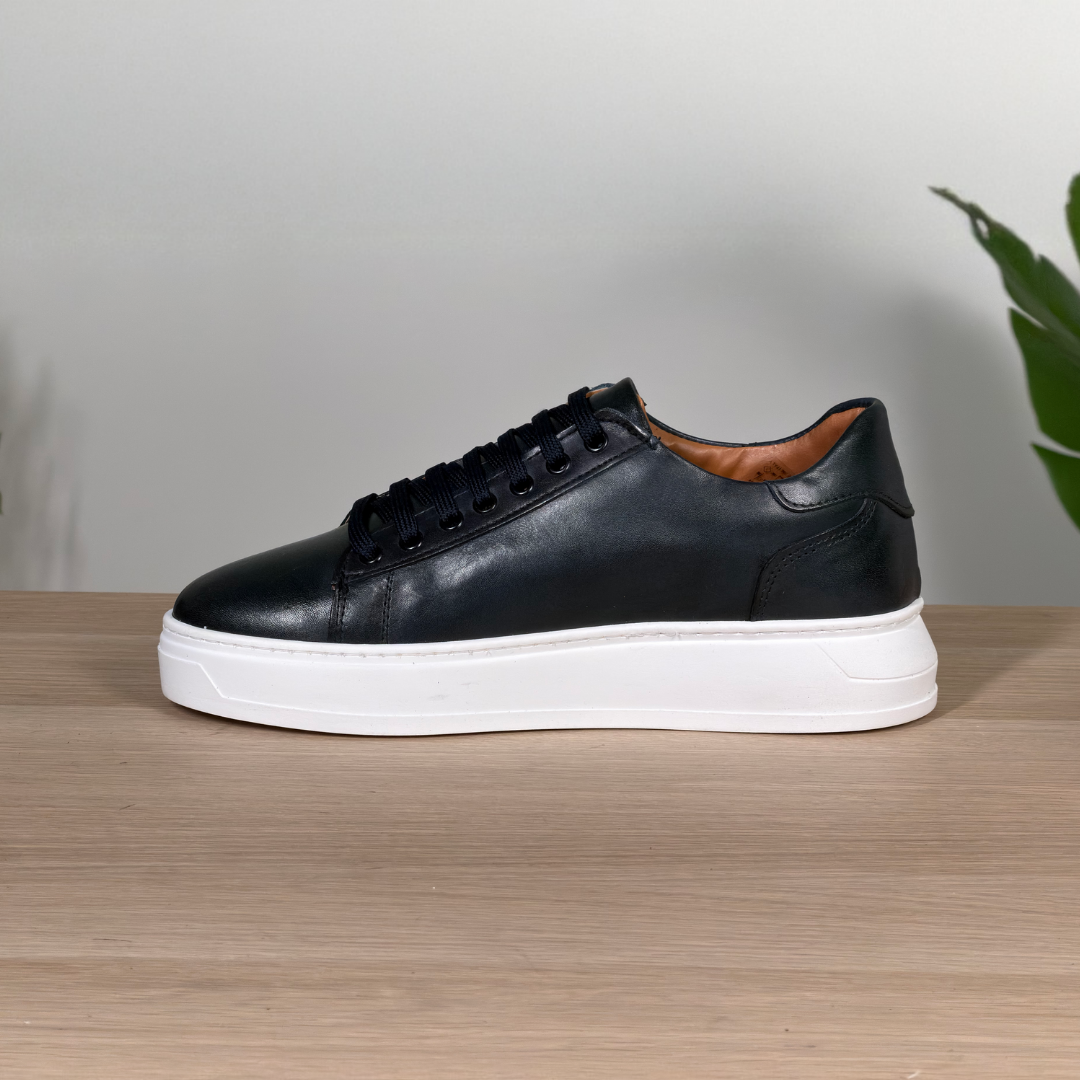 Sneakers in pelle - Blu