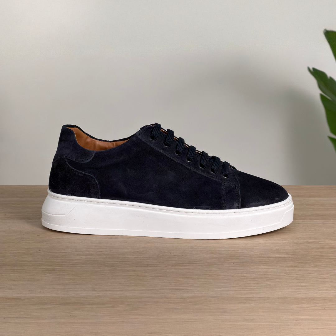 Sneakers in camoscio - Blu