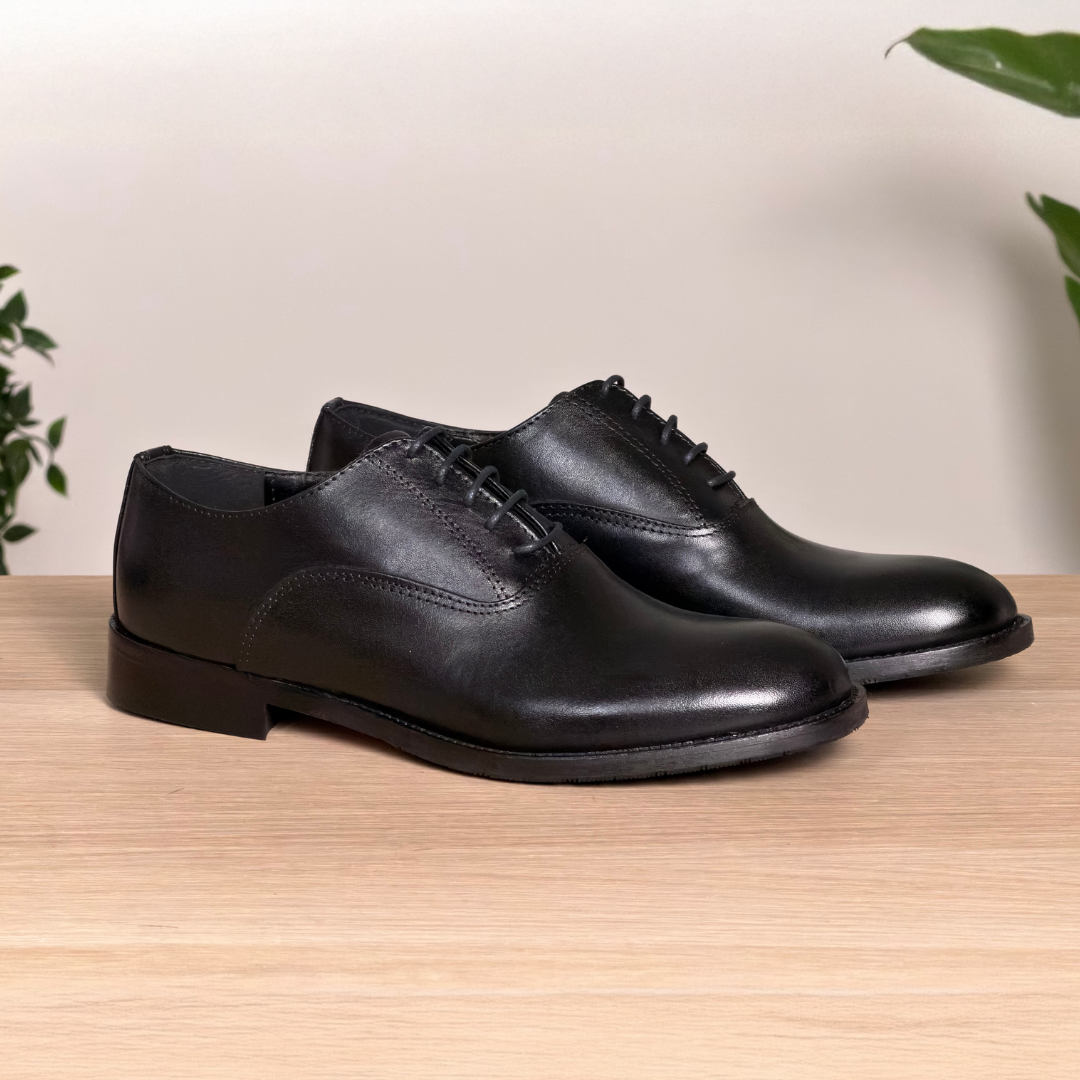 Francesina in pelle liscia di vitello - Nero