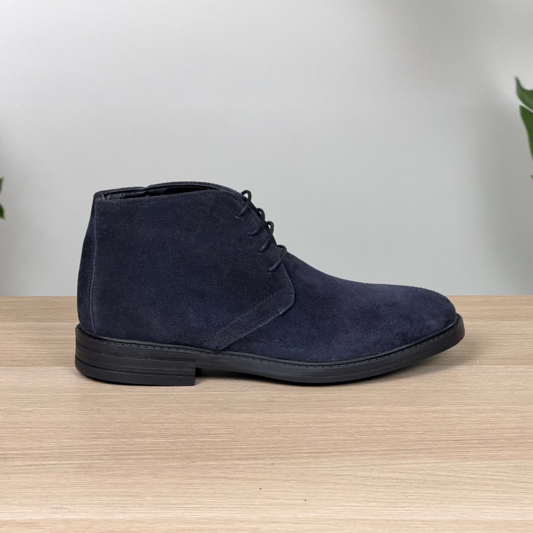 Polacchine in camoscio - Blu