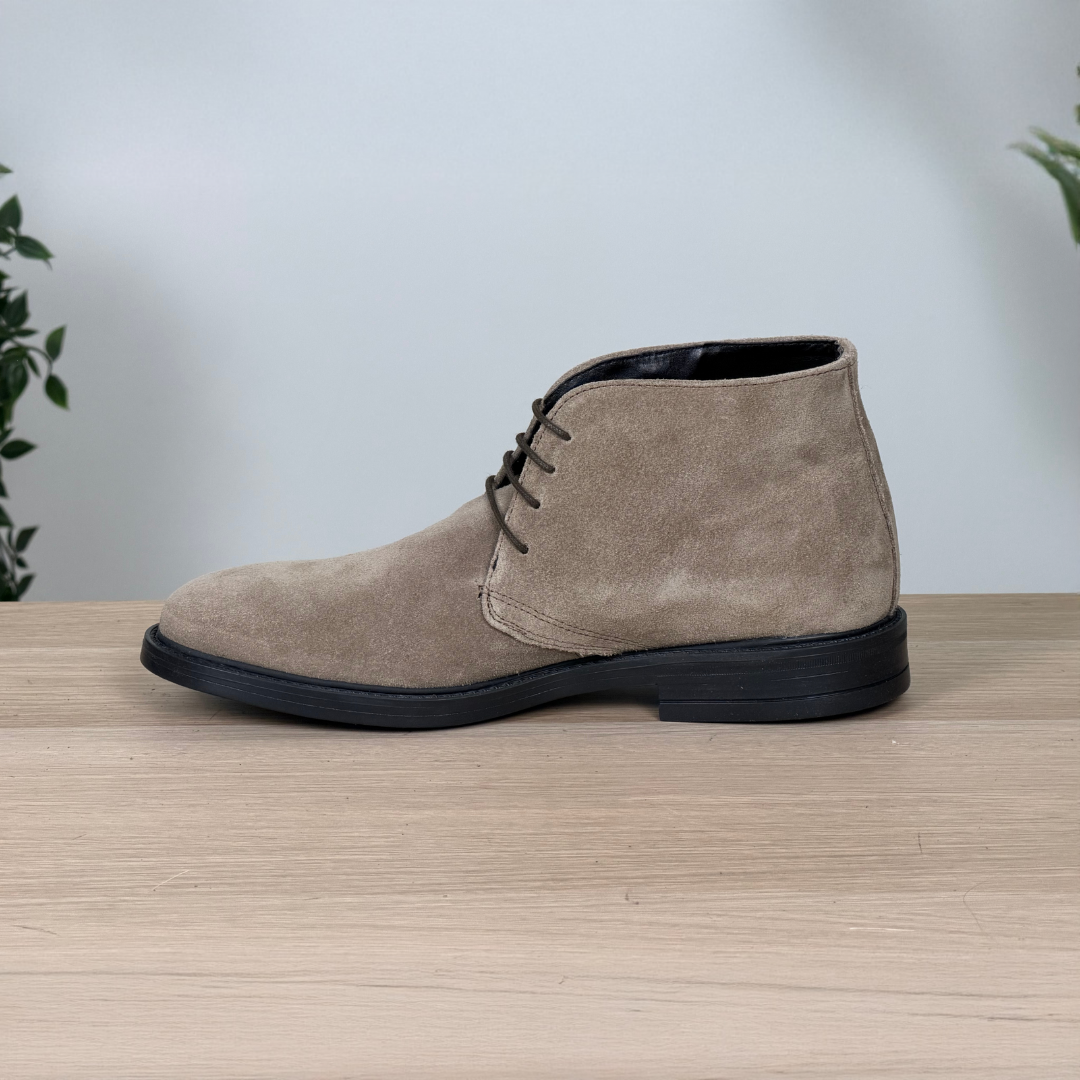 Polacchine in camoscio - Tortora