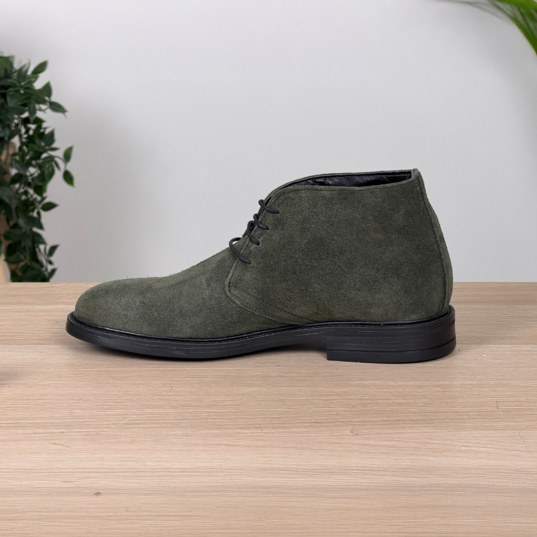 Polacchine in camoscio - Verde