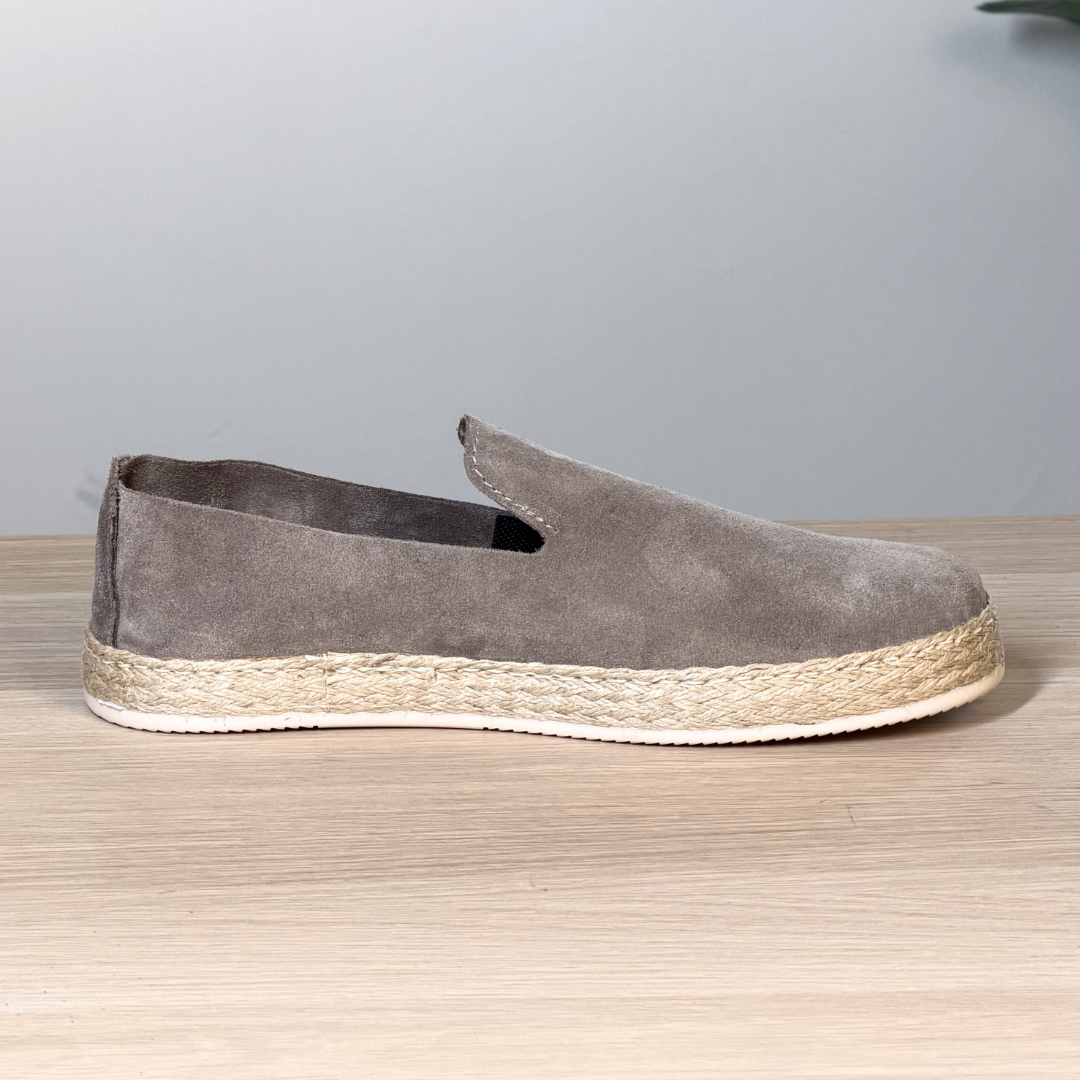 Espadrillas in camoscio - Tortora