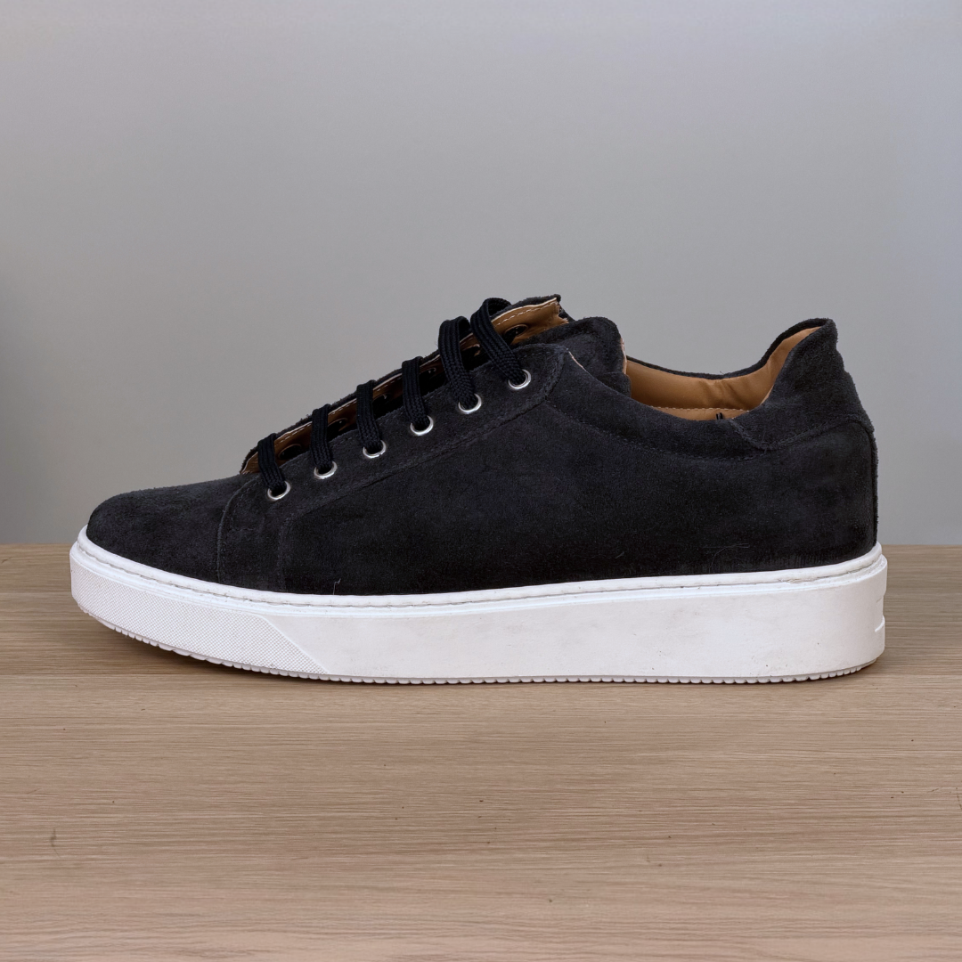 Sneakers in camoscio - Blu
