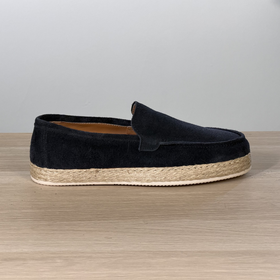 Espadrillas classica in camoscio - Blu