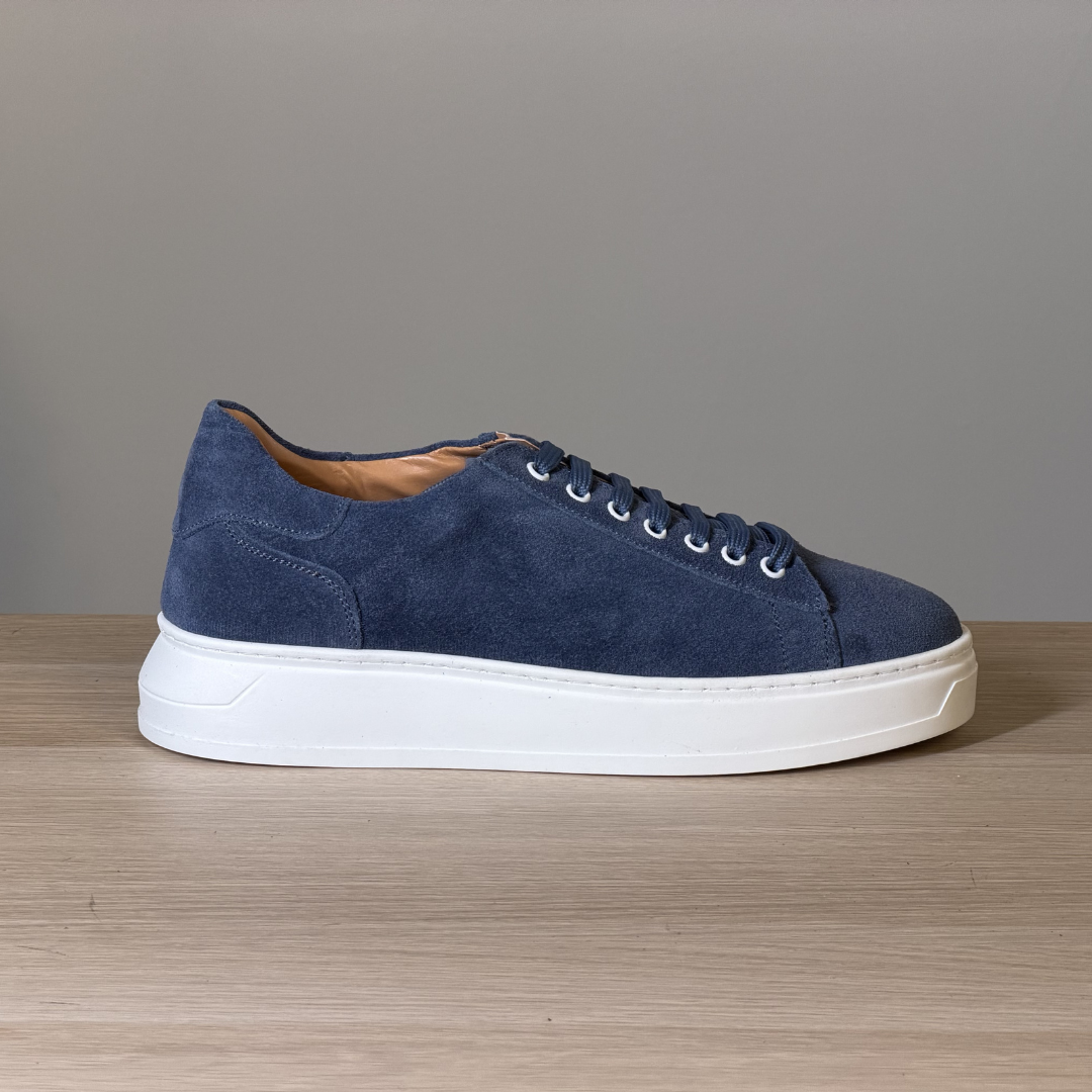 Sneakers in pelle di camoscio - Jeans