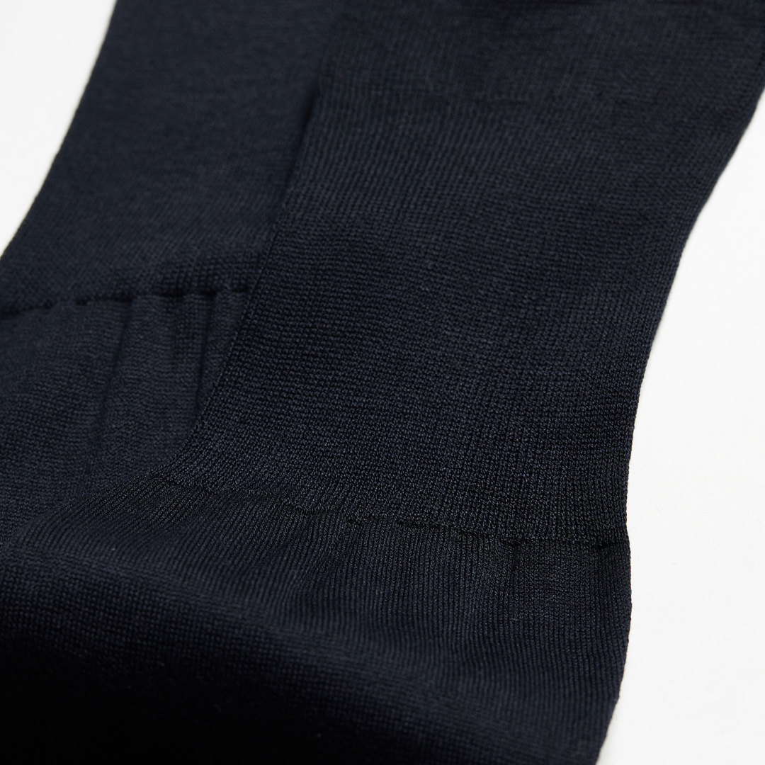 Calza in cotone leggero filo di scozia - Blu