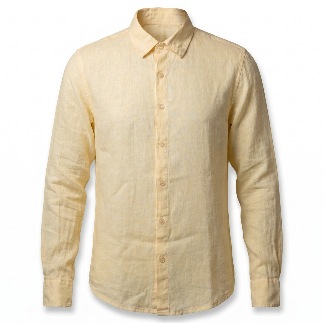 Camicia Lino - Canarino