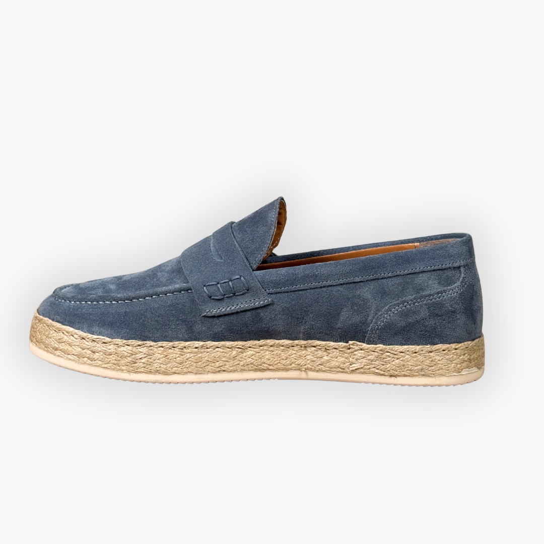Espadrillas Uomo - Camoscio Jeans