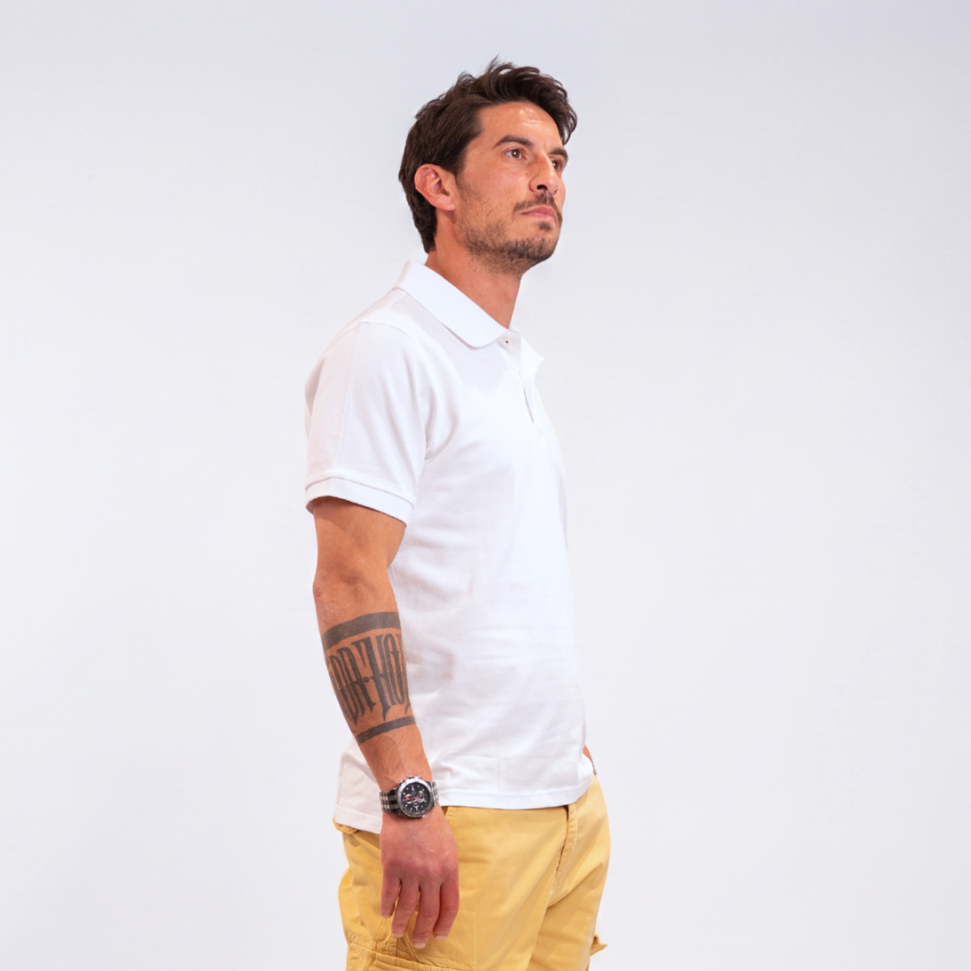 Polo in cotone - Bianco