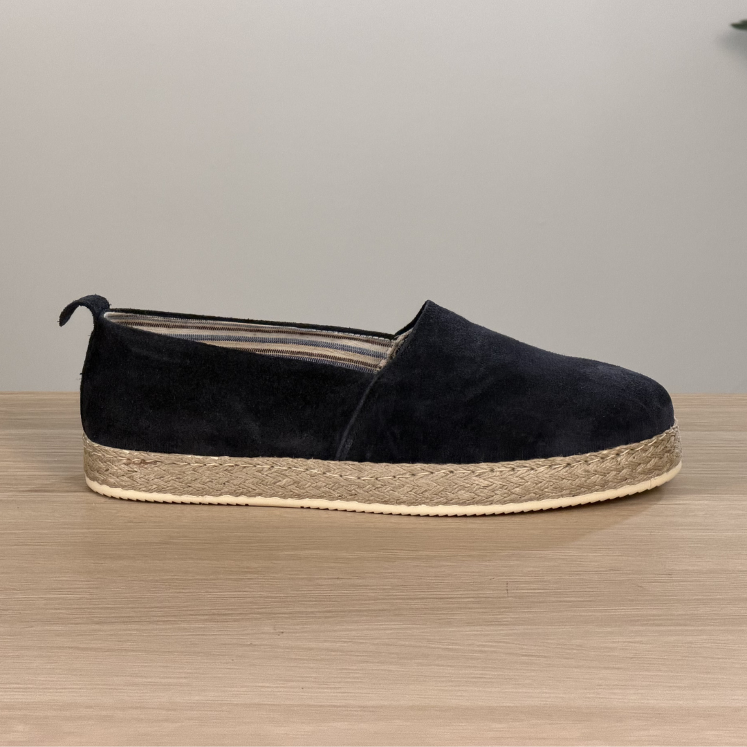 Espadrillas leggere in camoscio - Blu