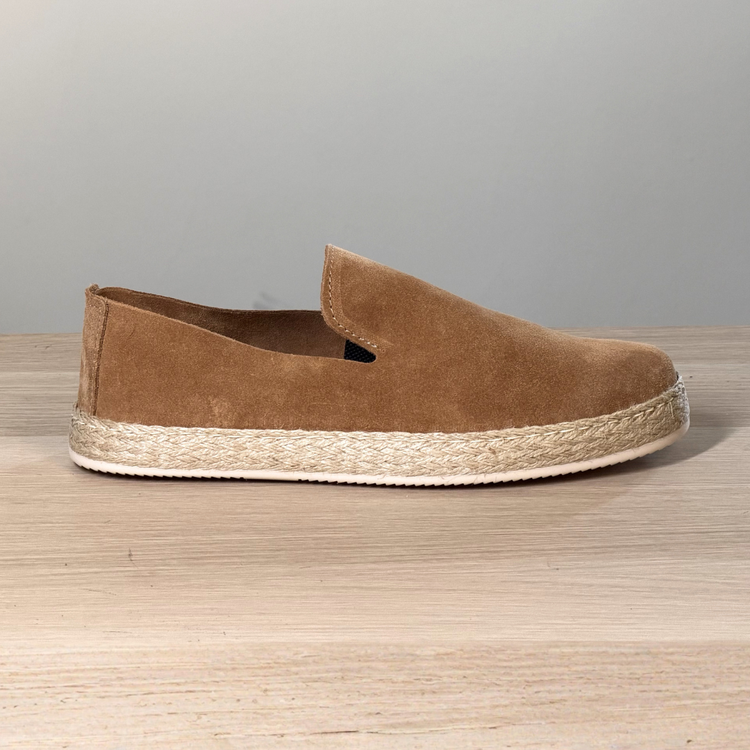 Espadrillas in camoscio - Tabacco