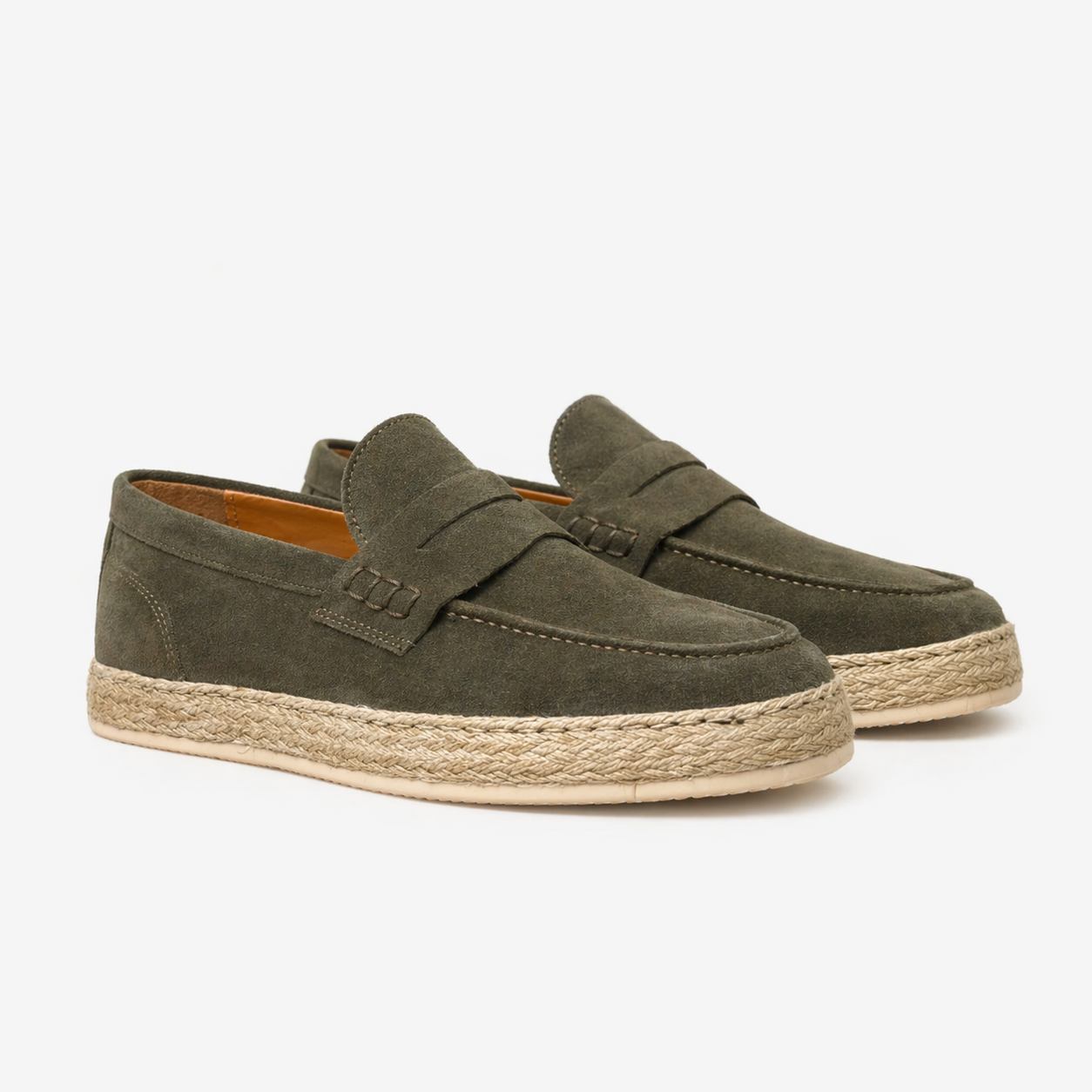 Espadrillas in camoscio - Verde