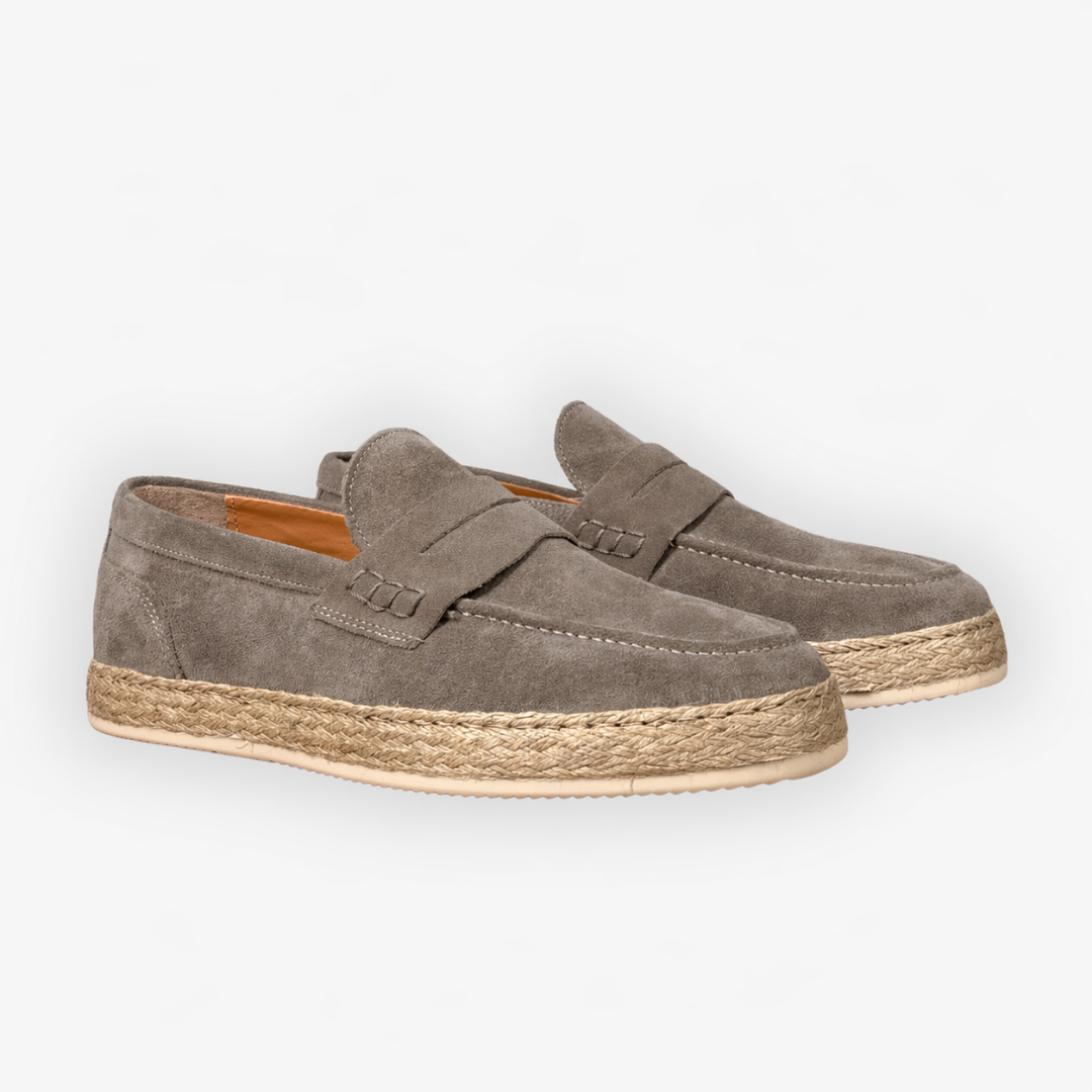 Espadrillas in camoscio - Tortora